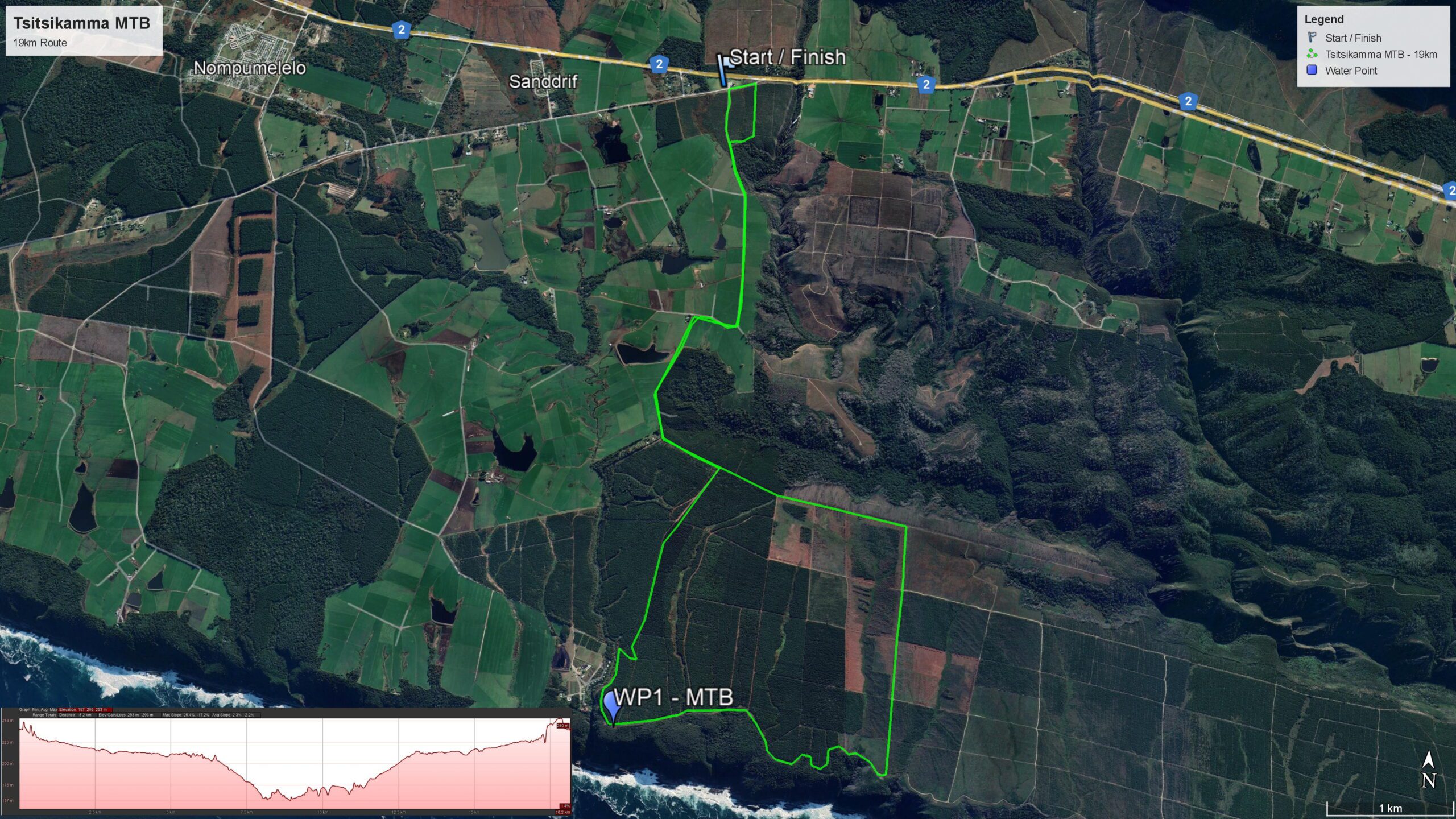 Route Maps - Merrell Tsitsikamma MTB & Trail Run